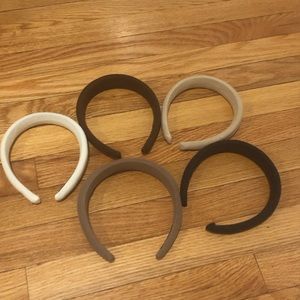 Five headbands